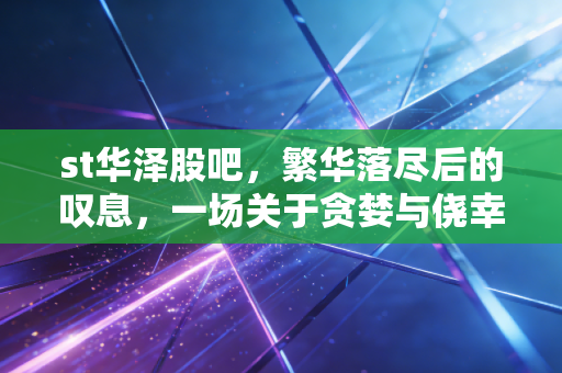 st华泽股吧，繁华落尽后的叹息，一场关于贪婪与侥幸的A股修罗场