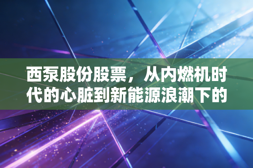 西泵股份股票,从内燃机时代的心脏到新能源浪潮下的血管,这只老牌龙头还能翻红吗?
