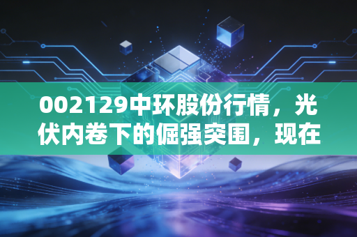 002129中环股份行情,光伏内卷下的倔强突围,现在是上车的好时机吗?