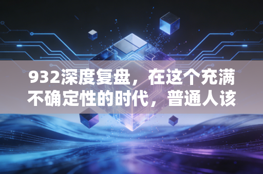 932深度复盘,在这个充满不确定性的时代,普通人该如何守住自己的钱袋子?