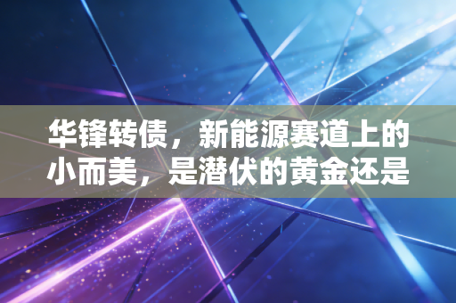 华锋转债，新能源赛道上的小而美，是潜伏的黄金还是烫手的山芋？