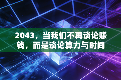 2043,当我们不再谈论赚钱,而是谈论算力与时间