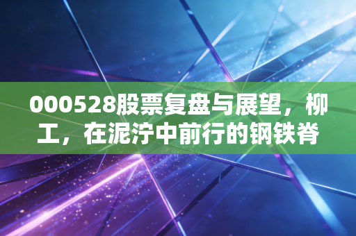 000528股票复盘与展望，柳工，在泥泞中前行的钢铁脊梁，是否迎来了黄金拐点？