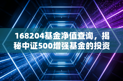 168204基金净值查询,揭秘中证500增强基金的投资逻辑与实战心得