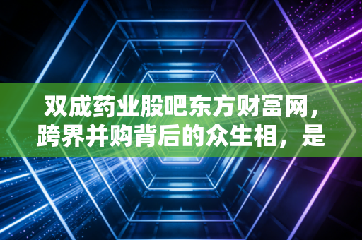 双成药业股吧东方财富网,跨界并购背后的众生相,是风口还是陷阱?