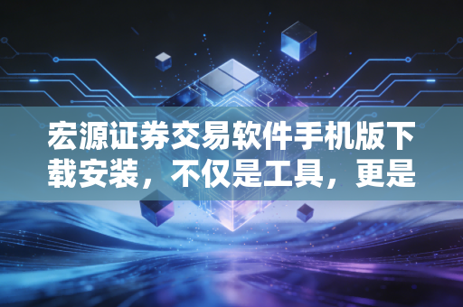宏源证券交易软件手机版下载安装,不仅是工具,更是你口袋里的投资参谋