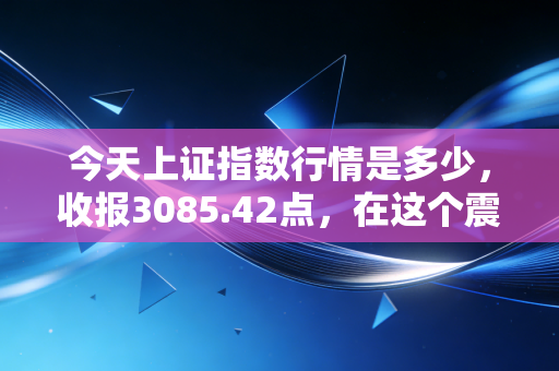 今天上证指数行情是多少,收报3085.42点,在这个震荡市里,我们该如何安放自己的焦虑?