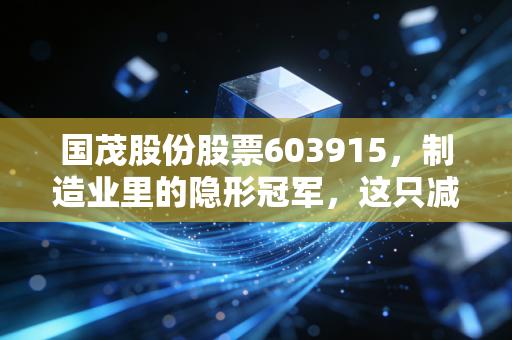 国茂股份股票603915,制造业里的隐形冠军,这只减速机龙头值得长情持有吗?