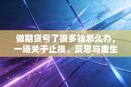 做期货亏了很多钱怎么办,一场关于止损、反思与重生的深度对话