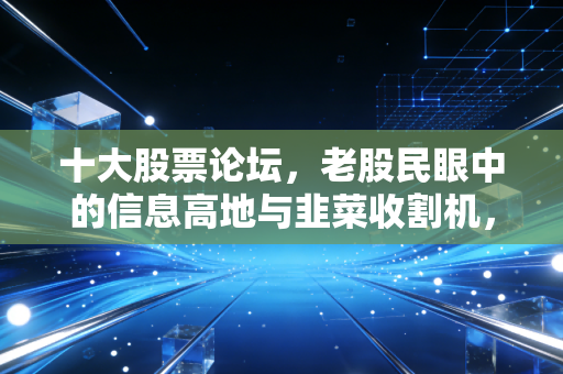 十大股票论坛，老股民眼中的信息高地与韭菜收割机，谁才是你的实战利器？