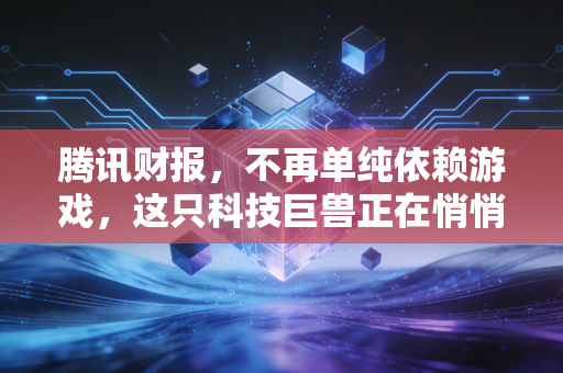 腾讯财报,不再单纯依赖游戏,这只科技巨兽正在悄悄完成自我进化