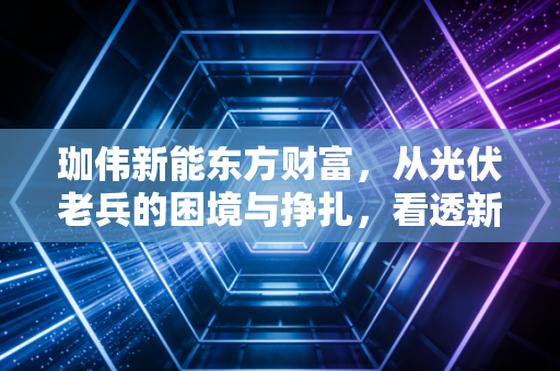 珈伟新能东方财富，从光伏老兵的困境与挣扎，看透新能源赛道的残酷洗牌
