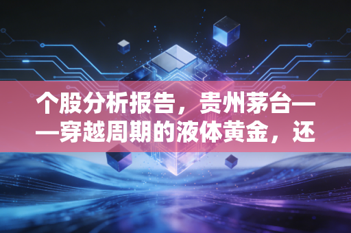 个股分析报告，贵州茅台——穿越周期的液体黄金，还是高处不胜寒的价值陷阱？