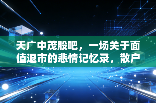 天广中茂股吧，一场关于面值退市的悲情记忆录，散户在绝望中寻找希望的代价