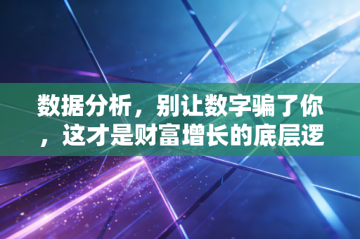 数据分析,别让数字骗了你,这才是财富增长的底层逻辑