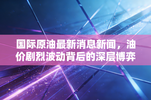 国际原油最新消息新闻，油价剧烈波动背后的深层博弈，以及我们该如何应对黑金的喜怒无常
