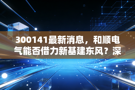 300141最新消息,和顺电气能否借力新基建东风?深度解析背后的投资逻辑与风险博弈