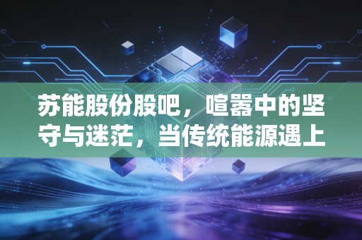苏能股份股吧，喧嚣中的坚守与迷茫，当传统能源遇上新能源风口，我们该如何拿稳这张入场券？
