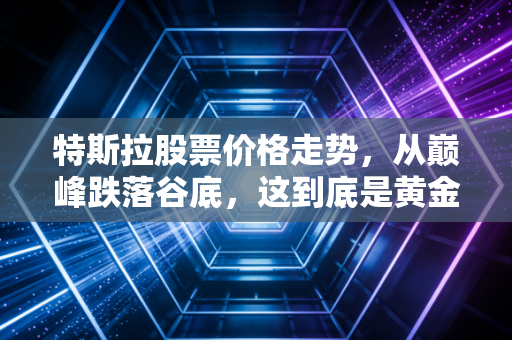 特斯拉股票价格走势,从巅峰跌落谷底,这到底是黄金坑还是价值陷阱?