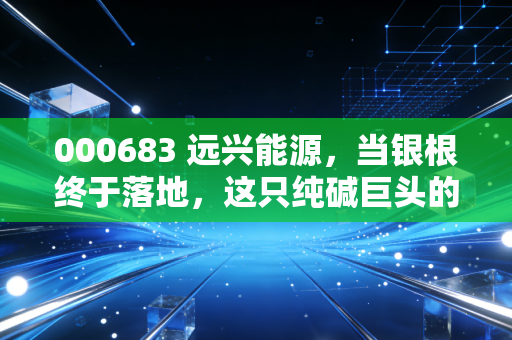 000683 远兴能源，当银根终于落地，这只纯碱巨头的估值逻辑该变了