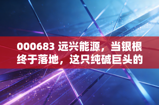 000683 远兴能源，当银根终于落地，这只纯碱巨头的估值逻辑该变了