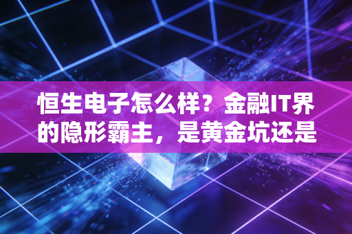 恒生电子怎么样？金融IT界的隐形霸主，是黄金坑还是高岗站？