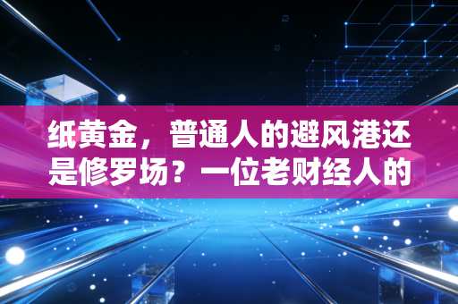 纸黄金,普通人的避风港还是修罗场?一位老财经人的掏心窝子话