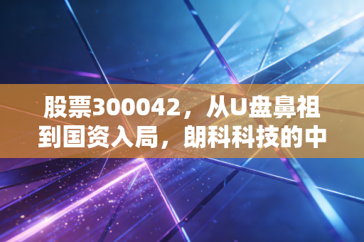 股票300042，从U盘鼻祖到国资入局，朗科科技的中年危机与涅槃重生