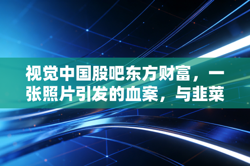 视觉中国股吧东方财富，一张照片引发的血案，与韭菜们的爱恨情仇