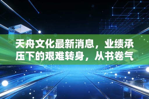 天舟文化最新消息，业绩承压下的艰难转身，从书卷气到数字游戏的博弈与救赎