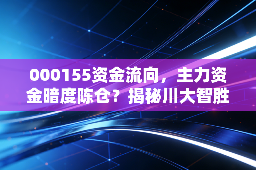 000155资金流向,主力资金暗度陈仓?揭秘川大智胜背后的博弈真相
