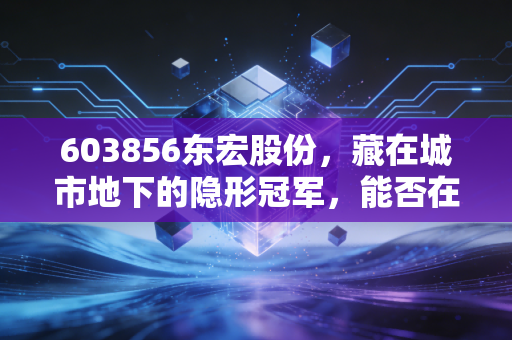 603856东宏股份,藏在城市地下的隐形冠军,能否在水利大基建中乘风破浪?