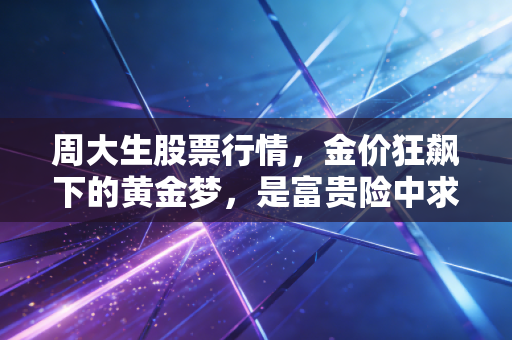 周大生股票行情,金价狂飙下的黄金梦,是富贵险中求还是稳稳的幸福?