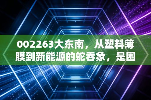 002263大东南,从塑料薄膜到新能源的蛇吞象,是困境反转还是资本游戏?
