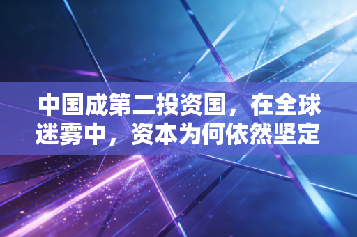 中国成第二投资国,在全球迷雾中,资本为何依然坚定用脚投票?