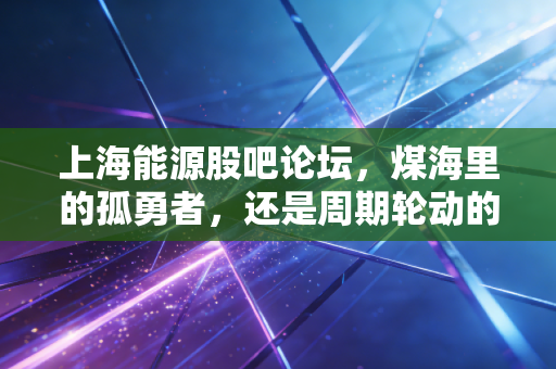 上海能源股吧论坛，煤海里的孤勇者，还是周期轮动的过客？