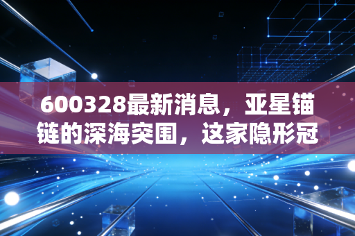 600328最新消息,亚星锚链的深海突围,这家隐形冠军能否穿越周期?