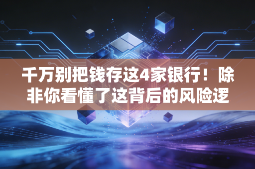 千万别把钱存这4家银行！除非你看懂了这背后的风险逻辑，否则你的养老钱可能打水漂