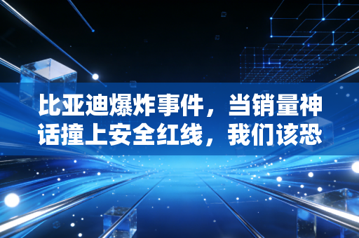 比亚迪爆炸事件，当销量神话撞上安全红线，我们该恐慌还是理性？