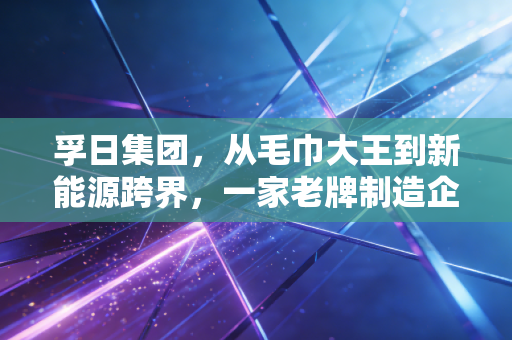 孚日集团，从毛巾大王到新能源跨界，一家老牌制造企业的艰难突围与新生