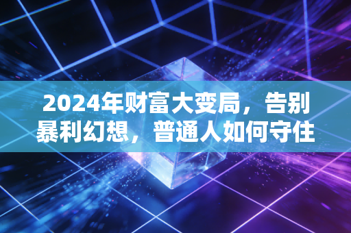 2024年财富大变局,告别暴利幻想,普通人如何守住钱袋子?