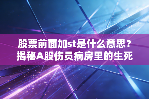股票前面加st是什么意思？揭秘A股伤员病房里的生死博弈