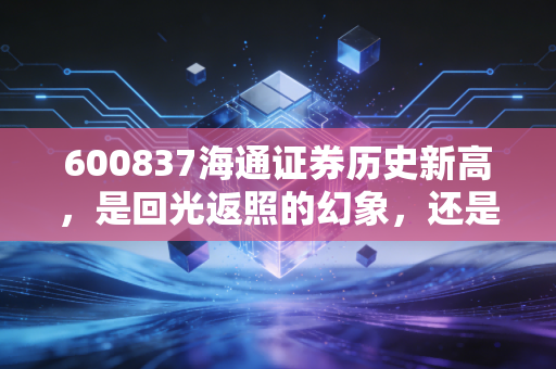 600837海通证券历史新高，是回光返照的幻象，还是涅槃重生的前奏？