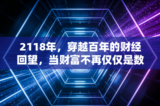 2118年,穿越百年的财经回望,当财富不再仅仅是数字