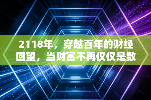 2118年,穿越百年的财经回望,当财富不再仅仅是数字
