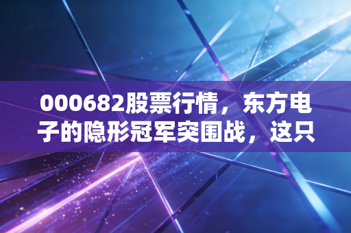 000682股票行情,东方电子的隐形冠军突围战,这只老牌科技股还能翻几倍?