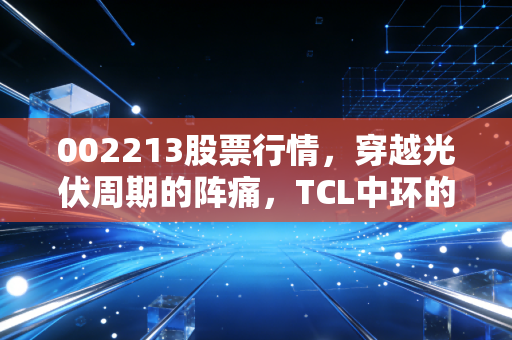002213股票行情，穿越光伏周期的阵痛，TCL中环的熬与变