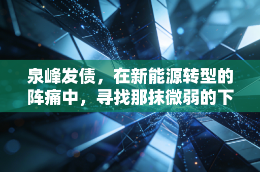 泉峰发债，在新能源转型的阵痛中，寻找那抹微弱的下修曙光