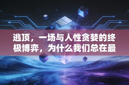 逃顶，一场与人性贪婪的终极博弈，为什么我们总在最高点站岗？