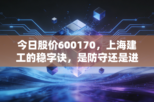 今日股价600170，上海建工的稳字诀，是防守还是进攻的信号？